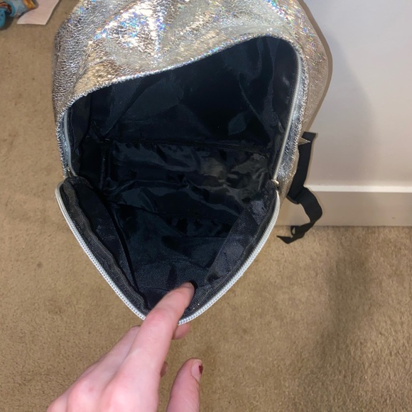 Fun Small Silver Backpack - Picture 3 of 3